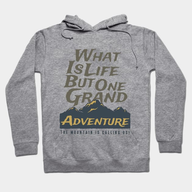 Life is a Grand Adventure Hoodie by RadCoolguy